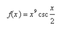<strong>Determine whether the function is even, odd, or neither.  </strong> A) Neither B) Odd C) Even <div style=padding-top: 35px> 