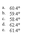 An engineer erects a   foot cellular telephone tower. Find the angle of elevation to the top of the tower at a point on level ground   feet from its base. Round your answer to one Decimal place.  <div style=padding-top: 35px> 
