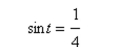 Use the value of the trigonometric function to find the      <div style=padding-top: 35px> 
