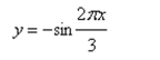 Select the graph of the function. (Include two full periods.)      <div style=padding-top: 35px> 