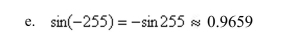 Use a calculator to calculate the value of from the given identity.