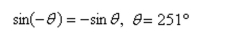 Use a calculator to calculate the value of from the given identity.