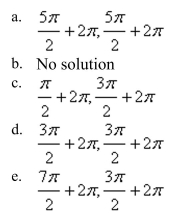 Find all solutions of the following equation in the interval