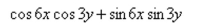 Find the expression as the sine or cosine of an angle.