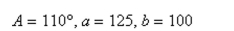 Use the Law of Sines to solve (if possible) for . Round your answers to two decimal places.