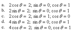 Use the trigonometric substitution to select the algebraic expression as a trigonomet- ric function of , where . Then find