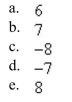 Evaluate the following expression.