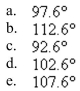 Determine the angle in the design of the streetlight shown in the following figure.