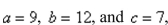 Given , use the Law of Cosines to solve the triangle for the value of B. Round answer to two decimal places.