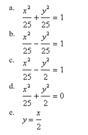 Eliminate the parameter and write the corresponding rectangular equation whose graph represents the curve.