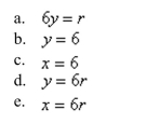 Convert the polar equation to rectangular form.
