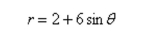 Select the graph of the polar equation using symmetry, zeros, maximum r-values, and any other additional points.