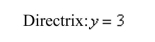 Find the standard form of the equation of the parabola with the given characteristic and vertex at the origin.