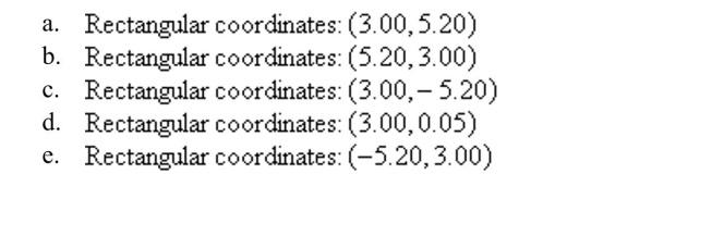 Use a graphing utility to find the rectangular coordinates of the point given in polar coordinates. Round your results to two decimal places.