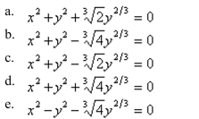 Convert the polar equation to rectangular form.