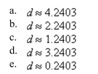 Find the distance between the point and the line. Round your answer to four decimal places.