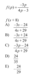 Evaluate the function at the specified value of the independent variable and simplify.