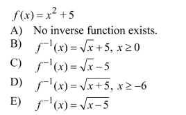 Determine whether the function has an inverse function.If it does, find the inverse function.