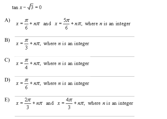 Solve the following equation.