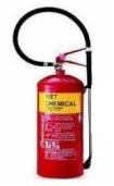 <strong>Which one of the following is the best extinguisher to use on a fire in a deep fat fryer in the kitchen?</strong> A) B) D) E)