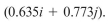 sum of orthogonal vectors . A unit vector along is Vector is: