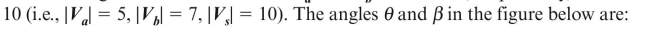 magnitudes of two vectors