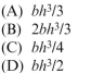 moment of inertia about the x axis of the parallelogram in Problem 5.3 is:  <div style=padding-top: 35px> 