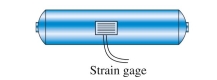 The pressure relief valve is opened on a thin-walled cylindrical tank, with the radius-to-wall thickness ratio of 128, thereby decreasing the longitudinal strain original internal pressure in the tank was approximately: