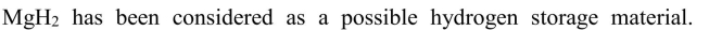 Calculate the mass and volume of Mg that would be required to store 100 kg of hydrogen.