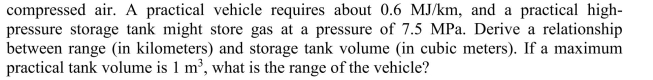 Consider the possibility of constructing a vehicle that operates on  <div style=padding-top: 35px> 