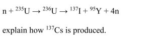 with the fission process: