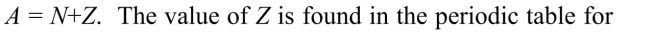 The superscript gives these elements to be