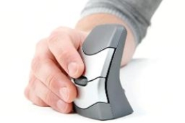 <strong> The accompanying figure shows a ____.</strong> A) document holder B) vertical mouse C) trackball D) mouse stand