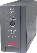 <strong> Users who want their desktop computers to remain powered up when the electricity goes off should use a(n) ____, as shown in the accompanying figure.</strong> A) UPS B) surge suppressor C) voltage controller D) voltage meter
