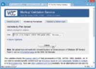 The Web site shown in the accompanying figure can be used to validate XHTML Web pages and is run by w3.org