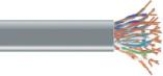 The accompanying figure shows a coaxial cable, in which pairs of copper wires are insulated with a plastic coating and twisted together.