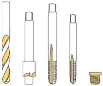 <strong>Identify this thread repair kit. </strong> A)Helicoil kit B)Tap and die kit C)Timesert kit D)Key lock insert kit