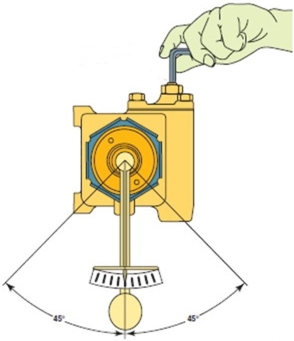 What adjustment is being made in this illustration?