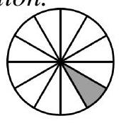 For Next Problems, determine which fractionrepresents the shaded portion -