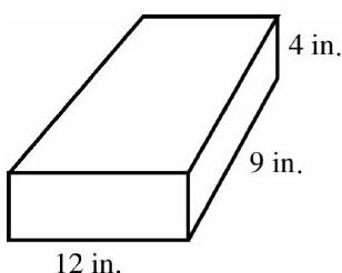For Next Problems, find the volume of each figure. -