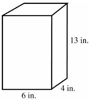 in the next problems, find the volume of each figure. -