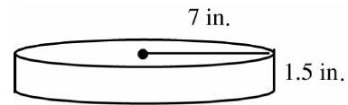 in the next problems, find the volume of each figure. -