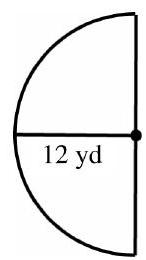 in the next problems, find the area of each figure. -