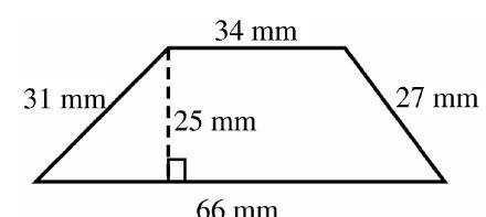 in the next problems, find the perimeter and area of each figure. -