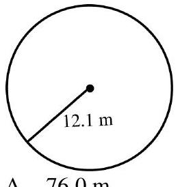 in the next problems, use 3.14 as the approximate value for \pi if needed. Round your answer to the nearest tenth when necessary. -Find the circumference.