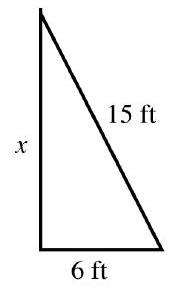 in the next problems, find the unknown length(s). Round your answer(s) to the nearest tenth when necessary. In the second Problem, assume that the triangles are similar. -