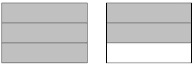 <strong>Identify a fraction or mixed number that represents the shaded part of the figure. - </strong> A) 5 B) 1 \frac{2}{3} C) \frac{5}{6} D) \frac{1}{5}