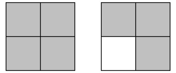 <strong>Identify a fraction or mixed number that represents the shaded part of the figure. - </strong> A) 1 \frac{3}{4} B) 7 C) \frac{7}{8} D) \frac{1}{7}