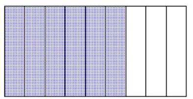 <strong>Draw a diagram to represent the number. - \frac{3}{9} </strong> A) B) C) D)