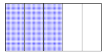<strong>Draw a diagram to represent the number. - \frac{5}{5} </strong> A) B) C) D)